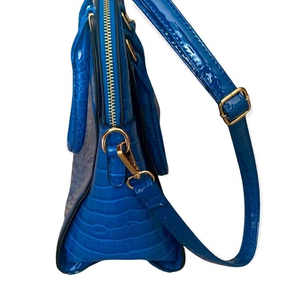 Satchel/Handbag/purse cobalt blue unbranded satchel handbag Size OS - Picture 11 of 15